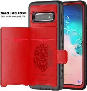 Galaxy S10e Case Sumsung S10e Wallet Card Slots Holders Kickstand Flip Cover Bumper PU Leather TPU Rubber Hard PC Frame Magnetic Slim Shockproof Durable Shockproof Protective Case Cover