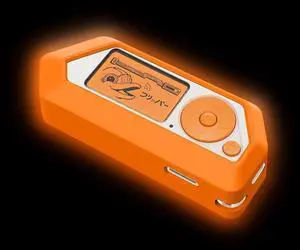 Protective Case Cover Case for Flipper Zero Soft Silicone Accessories - Fluorescent Orange Skin Glow in Dark