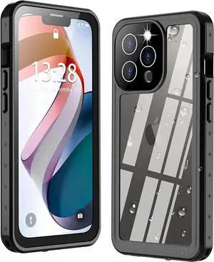 For iPhone 13 Pro max Case Waterproof Dropproof, Built in Screen Protector & Camera Lens Protection, Full Body Heavy Duty Shockproof Durable Phone Cover for iPhone 13 Pro max 5G 6.7 inch 2021