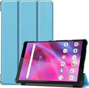 Lenovo Tab M8 / Tab M8 HD LTE/Smart Tab M8 / Tab M8 FHD Case, Trifold Stand Slim Lightweight Cover for Lenovo Tab M8 3rd Gen TB-8506F / TB-8506X / TB-8505F / TB-8505X / TB-8705F/ TB-8505FS Sky Blue