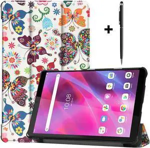 Case for Lenovo 8.0 Inch Tab M8 Gen 3 2022/ Smart Tab M8 Gen 3 2022/Tab M8 HD LTE 2021/ Tab M8 HD/Smart Tab M8/Tab M8 FHD 2019, Slim Lightweight Stand Hard Shell Protective Cover with Stylus Pen