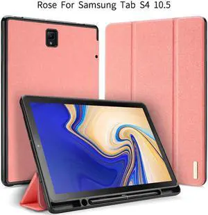 Case for Samsung Galaxy Tab S4 10.5 Inch 2018 Tablet Model SM-T830 T835 T837 Cover with S Pen Holder Auto Sleep Wake