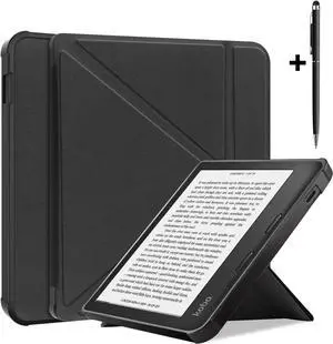 Slim Case for Kobo Libra 2 2021 Released - Soft TPU Protective Back Cover with Auto Wake/Sleep for 7 inch Kobo Libra 2 eReader