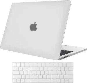 MacBook Pro 13 Case 2019 2018 2017 2016 Release A2159 A1989 A1706 A1708, Hard Case Shell Cover and Keyboard Skin Cover for MacBook Pro 13 Inch with/Without Touch Bar Clear