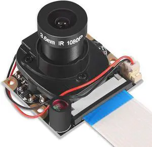 Raspberry Pi 3 2 Model B B Plus A+ Camera Module with Automatic IR-Cut Night Vision Camera Video Module Adjustable Focus 5MP OV5647 Sensor 1080p HD Webcam Camera for Raspberry Pi 2 3 Model B Model B+