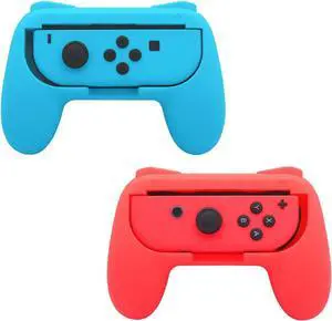 2 Pack Joy-Con Grips for Nintendo Switch Joy-Con Wear-resistant Handle Controller Grip Kit for Nintendo Switch Joy Cons Controller