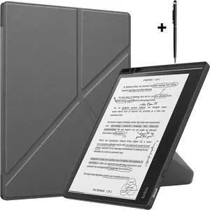 Slim Case for Kobo Elipsa 2E 10.3 inch 2023 - Premium Leather Case Protective Smart Folio Shell Cover with Pen Holder, Auto Wake/Sleep, Multi-Viewing Angles, Stylus Pen