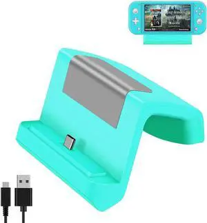 Nintendo Switch Dock Mini Portable Charging Stand with USB Type C Port Replacement Charging Dock Station for Nintendo Switch and Switch Lite