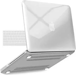 Compatible with MacBook Pro 13 Inch case A1278 Release 2012-2008, Plastic Hard Shell Case with Keyboard Cover for Apple Old Version Mac Pro 13 with CD-ROM Crystal Clear