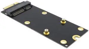 mSATA mini-SATA SSD Slot to 7+17 pin Converter Adapter Card Support 2012 Year Macbook Pro laptop and IMAC A1398 A1425 MC975 MC976 ME662 ME664 ME665