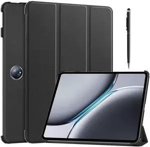 Case for OnePlus Pad 2 / OnePlus Pad Pro 12.1 inch 2024, Folio Slim Smart Cover Lightweight Hard Shell Protective Case with Multi-Angle Stand, Universal Stylus Pen