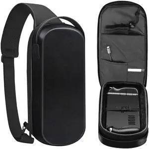 Travel Carrying Case Storage Messenger Bag Hard EVA Travel Carry Pouch Anti-Scratch Waterproof Portable Cross Body Bag Portable Handbag for Steam Deck Game Console