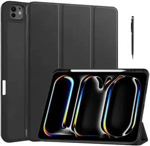 Case for iPad Pro 11 Inch 2022 2021 2020 2018, Slim Smart Stand Cover for for iPad Pro 11 4th Gen 2022/3rd Gen 2021/ 2nd Gen 2020/1st Gen 2018 with Pencil Holder, Universal Stylus Pen