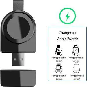 Watch Charger for Apple Magnetic Portable Wireless iWatch Charger Compatible for Apple Watch Series 1 2 3 4 in 38mm 40mm 42mm 44mm