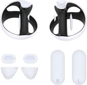 Silicone Controller Pad for PSVR2,4 in 1 Accessories Kit for PS VR2 Controller with Anti-Slip Handle Cover Grip Protection