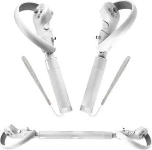 Extension Grips for PICO 4 Accessories, Extension Handle for PICO 4 Controllers, Accessory for Beat Saber/Gorilla Tag Long Arms/Golf Club, VR Handle Attachments Compatible with Playing VR Games