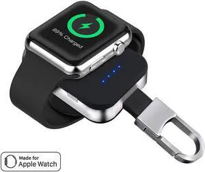 Portable iWatch Charger Magnetic Wireless Charger 950mAh Pocket Power Bank Compatible for Apple Watch Series 4 3 2 1 44mm 40mm 42mm 38mm