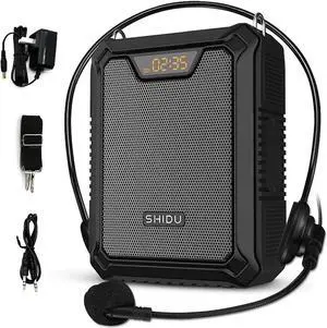 Voice Amplifier Portable Speaker with Wired Microphone 25W Rechargeable Waterproof IPX6 Bluetooth 5.0 Mini Pa System for Teachers, Training, Stage Performance, Team Building, Outdoor