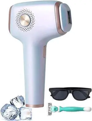 At-Home IPL Hair Removal for Women and Men, Permanent Laser Hair Removal 999999 Flashes for Facial Legs Arms Whole Body Treatment