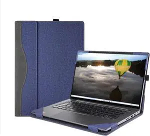 Case Cover for HP OmniBook 7/X 16 inch AI PC 16-ay/16-aw/16-az & for HP OmniBook 5 Laptop 16-ba 16-bc 16z-bc Sleeve,PU Leather Protective Bag Shell with Pen Holder Blue