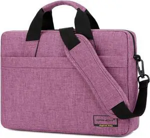 13.3 Inch Stylish Lightweight Business Laptop Shoulder Messenger Bag Briefcase Sleeve Case for 13-13.3 Inches Laptop/Notebook/MacBook/Ultrabook/Chromebook Computers Purple