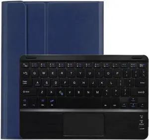 Touchpad Keyboard Case for Xiaomi Pad 5 / Xiaomi Pad 5 Pro 11 inch 2021/ Xiaomi Pad 5 Pro 5G Detachable Wireless Keyboard with Trackpad & Pencil Holder Blue