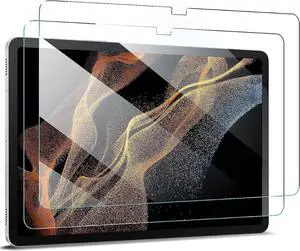 2 Pack Screen Protector for Samsung Galaxy Tab S9 Ultra/S8 Ultra 14.6 Inch 2023/2022 SM-X900/SM-X906/SM-X910N/SM-X916B, Anti-Scratch/High Definition/9H Hardness Tempered Glass Film