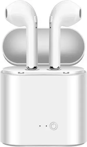 Wireless Earbuds Bluetooth Headphones Stereo Earphone Built-In Mic with Charging Case Cordless Sport Headsets for AirPods iPhone X 8 7 plus 6 6s plus Android Samsung Galaxy