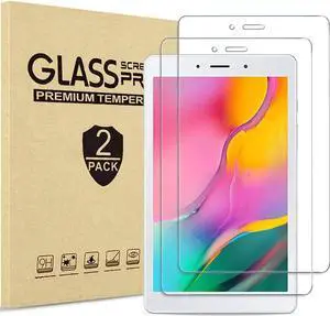 [2-Pack] Screen Protector for Samsung Galaxy Tab A 8.0 inch 2019, SM-T290/T295/T297, Tempered Glass Film, Ultra Clear, Anti Scratch, Bubble Free
