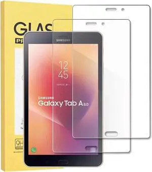 [2-Pack] Screen Protector for Samsung Galaxy Tab A 8.0 inch 2017 SM-T380 SM-T385 Tempered Glass Screen Protector Film, S Pen Compatible, Scratch Resistant
