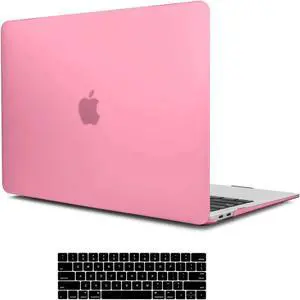 MacBook Pro 16 inch Matte Case 2019 Release A2141 with Keyboard Cover Skin for New 16 inch MacBook Pro Case with Touch Bar Soft Touch Plastic Hard Shell Pink