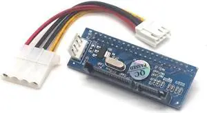 Weastlinks SATA IDE Adapter 40 Pin IDE to SATA Connector 3.5 HDD IDE/PATA Hard Disk Adapter Converter With 7 Pin-SATA Data Cable