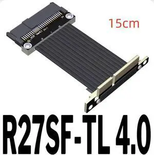 Riser U.2 Interface U2 To PCI-E 4.0 X4 SFF-8639 NVMe Solid State Transfer Extension Data Gen4.0 Cable 4 PCIe 4x Gold