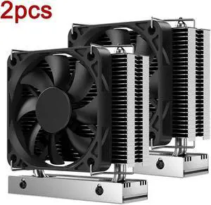 M.2-THREE M2 2280 Solid State Hard Disk Heat Sink with 6010 Fan SSD Radiator PCI-E 4.0/5.0 Aluminum Heatsink Cooling Thermal Pad