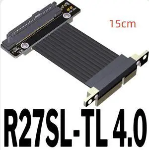 Riser U.2 Interface U2 To PCI-E 4.0 X4 SFF-8639 NVMe Solid State Transfer Extension Data Gen4.0 Cable 4 PCIe 4x Red Riser U.2 Interface U2 To PCI-E 4.0 X4 SFF-8639 NVMe Solid State Transfer Extension Data Gen4.0 Cable 4 PCIe 4x Red