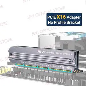 M.2 NVME to PCIe 4.0 3.0 Adapter With Aluminum SSD Heatsink, NVMe 64Gbps Gen4 PCIE x1 X4 X8 X16 Expansion Card for Desktop