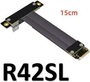 PCIe x4 3.0 Extension Cable PCI Express 4x To M.2 NVMe M Key 2280 Riser Card Gen3.0 Extender Line 32G/bps Other