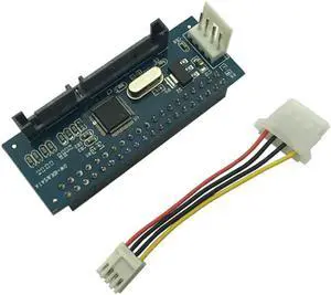 40-Pin 3.5" IDE Female to SATA 7+15Pin 22-Pin Male 20330 Chipset Adapter Converter Hard Disk Drive Connector PATA TO SATA Card