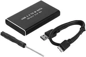 Mini SSD Case mSATA to USB 3.1 Hard Drive Case mSATA USB 3.0 Adapter External Solid State Disk for mSATA SSD Hard Disk