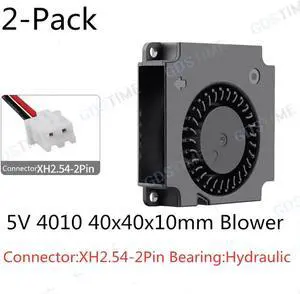 2Pcs 4010 DC Blower Fan 5V 12V 24V 40x40x10mm Miniature Ultra-Thin Blower 3D Printer Fan 40MM Cooler Cooling Fan Blower Fan