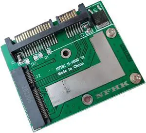 mSATA SSD to 2.5'' SATA III 6.0Gbps Adapter Converter Riser Card Module Board Mini PCIE SSD Adapter Expansion Card for Laptop PC