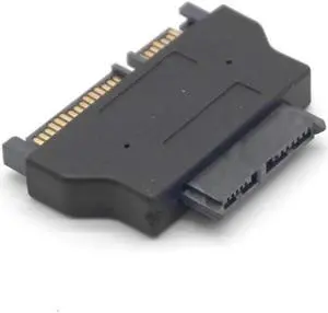 Slimline SATA Adapter Serial ATA 7+15 22pin Male to Slim 7+6 13pin Female Adapter for Desktop Laptop HDD CD-ROM Hard Disk Drive