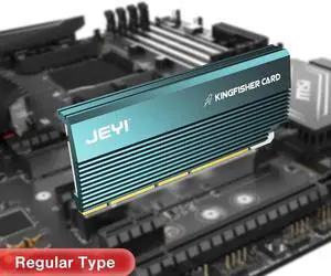 RGB PCIe 4.0 NVMe Adapter, PCIe to NVMe M.2 SSD Adapter Card with Aluminum Heatsink, Compatible with Gen4 Gen3 Gen2 Gen1 N/A