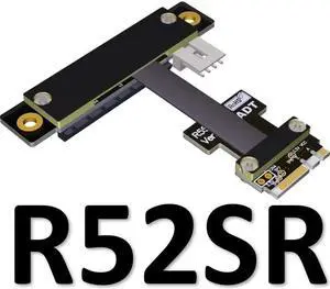 M.2 Key A.E. WiFi To PCI Express X1 X4 X8 X16 Extension Cable Riser PCI-E 3.0 4.0 1x 4x 8x 16x NGFF M2 Adapter Cable Rose Gold