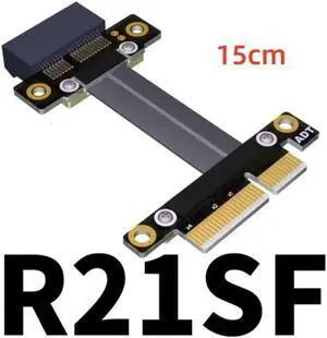 PCIe X4 To X1 Riser for Sound Card Network Card Capture Card Gigabit Wireless LAN, USB Audio Card 1x 4x Adaptor extension cables