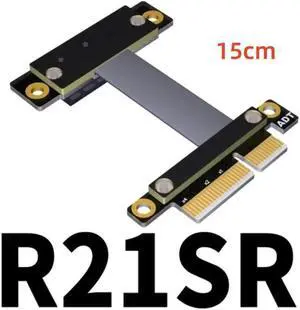 PCIe X4 To X1 Riser for Sound Card Network Card Capture Card Gigabit Wireless LAN, USB Audio Card 1x 4x Adaptor extension cables Grey