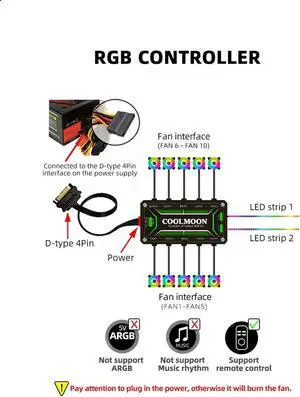 120mm Case Fan Cooler PC Air 12cm Cooling Fans 6PIN RGB Radiator 12V Mute Computer ARGB Aura Sync