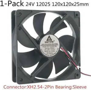 DC 12V 24V Fan 12cm 120mm 12025 120x120x25mm Big Quiet Brushless Axial Cooling Fan 12025 Fan USB Fan Grill Net