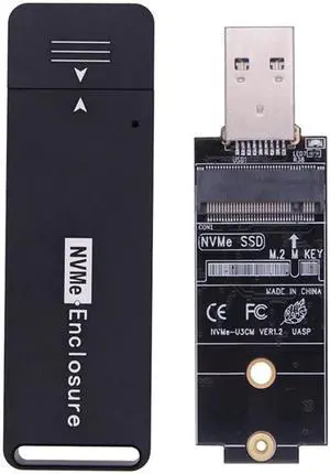 NVME Case Enclosure SSD NVME to USB Adapter M.2 NVMe Box 10Gbps USB3.1 Type-A PCIe M2 SSD Case Enclosure For 2230 2242 SSD Drive