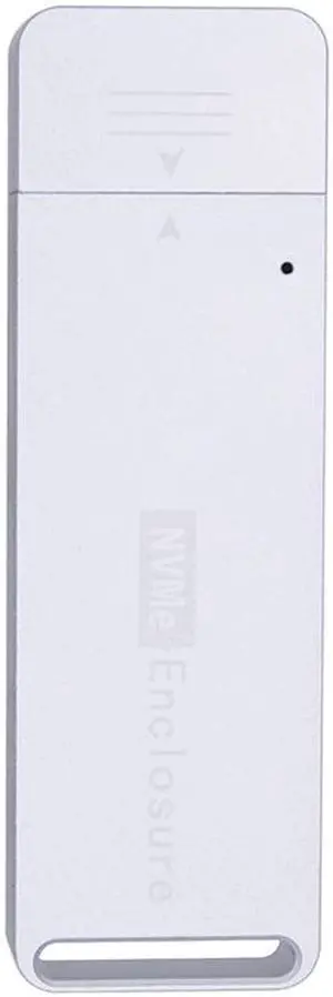 NVME Case Enclosure SSD NVME to USB Adapter M.2 NVMe Box 10Gbps USB3.1 Type-A PCIe M2 SSD Case Enclosure For 2230 2242 SSD Drive Silver